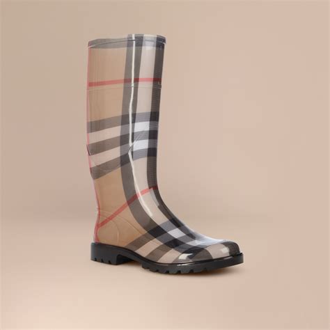 Bottes et bottines de pluie Burberry pour femme 